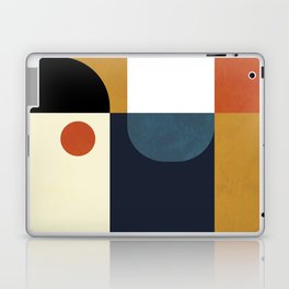 mid century abstract shapes fall winter 4 Laptop Skin