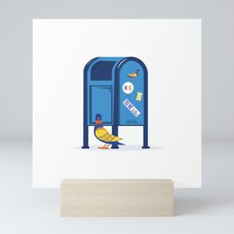 NYC Design Delivered Mailbox Mini Art Print