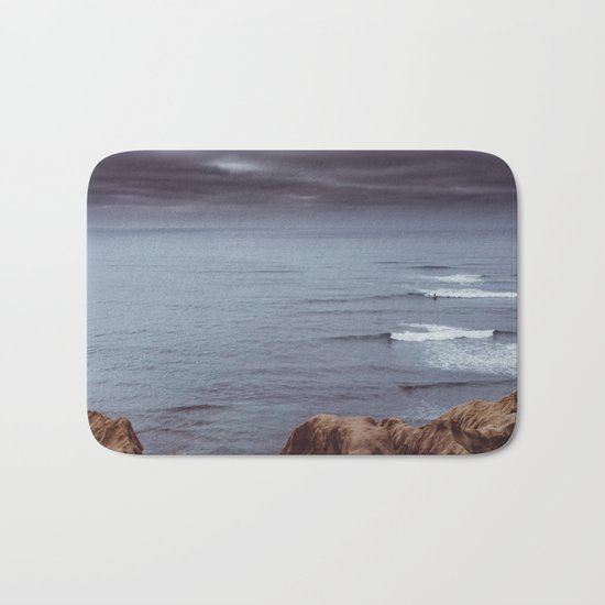 Sunset Cliffs Storm Bath Mat