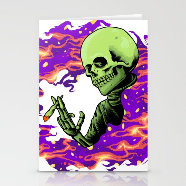 High Skull Stationery Cards
