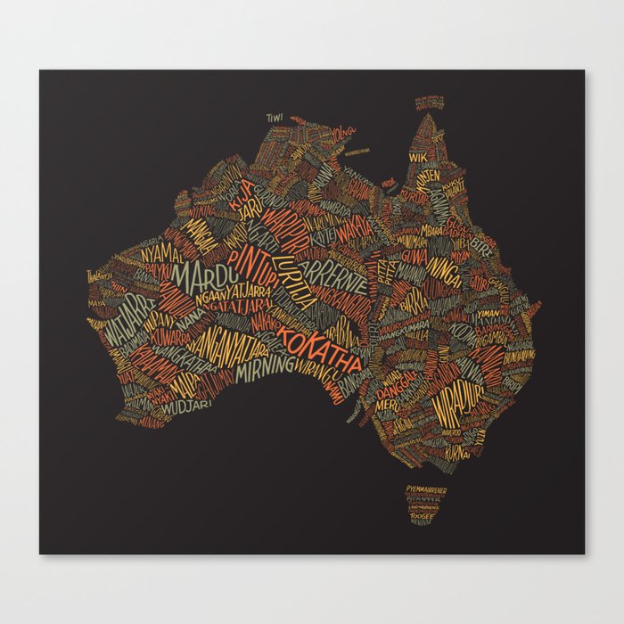 Indigenous Australia Canvas Print
