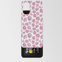 Macaroon, meringue, meringue and pink sweets. Android Card Case