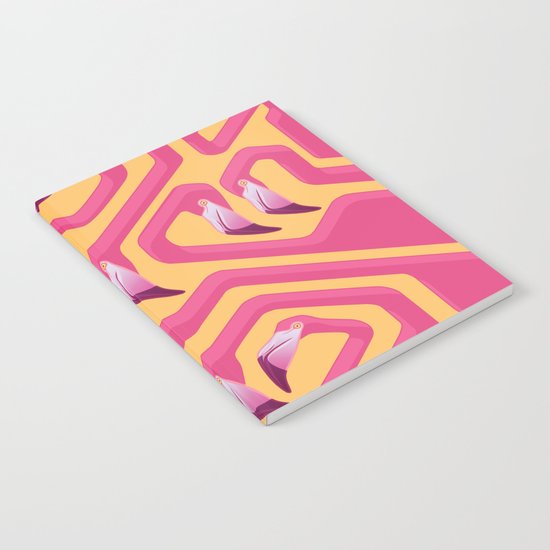 Flamingo Maze Notebook
