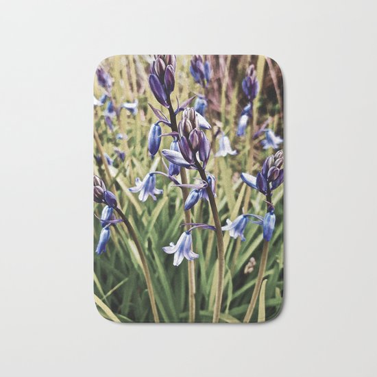 Bluebells, Magical Flowers Of Spells Bath Mat