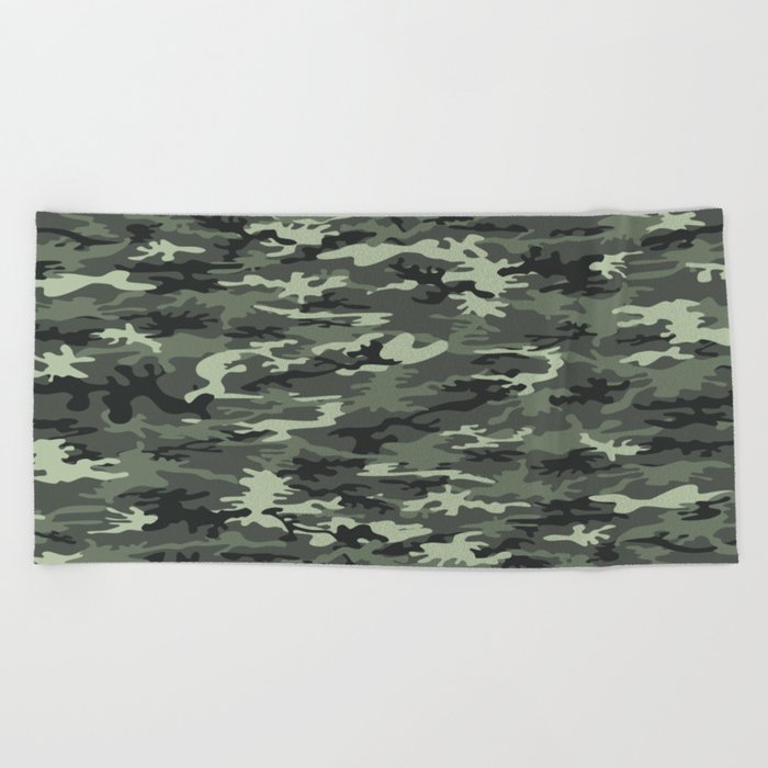 dark green beach towel