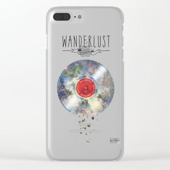 Wanderlust recordings Clear iPhone Case
