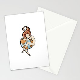 The Ginger Artist Stationery Card
