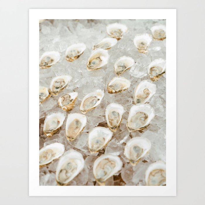 Oysters On The Rocks - Martha's Vineyard Art Print