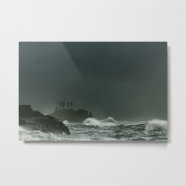 VanIsle Metal Print | Sea, Moody, Island, Surf, Mood, Dark, Digital, Ocean, Storm, Vancouverisland 