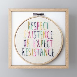 Rainbow Resistance Framed Mini Art Print