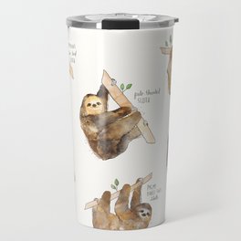 Sloths Travel Mug