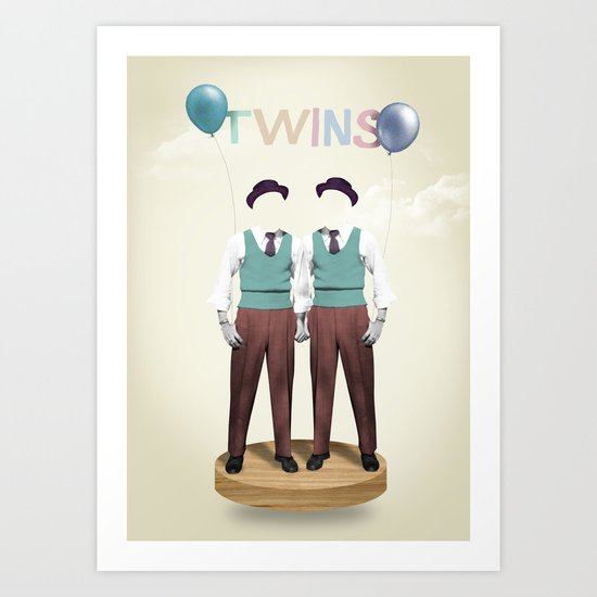 TWINS Art Print