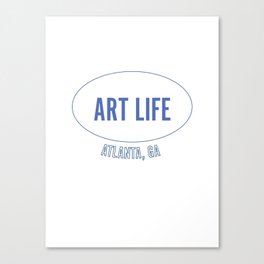 Art Life ATL Oval Canvas Print