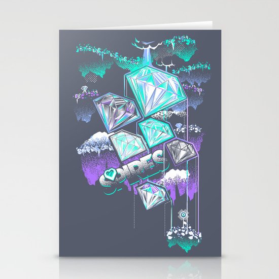 Water/Diamond Paradox Stationery Cards