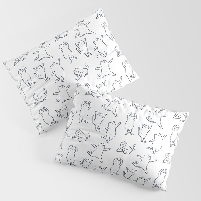 Ballet Cats Dancers Pillow Sham