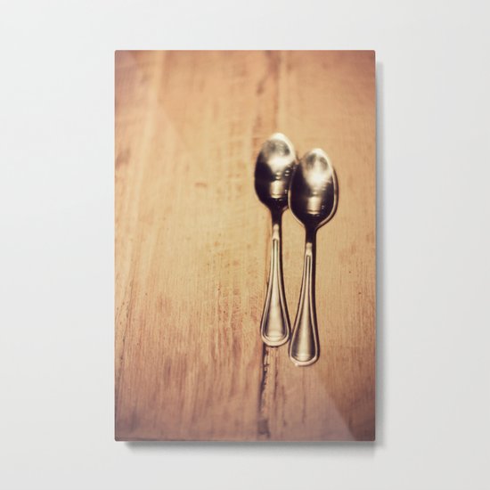 Two spoons Metal Print