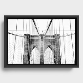 Brooklyn bridge Framed Canvas