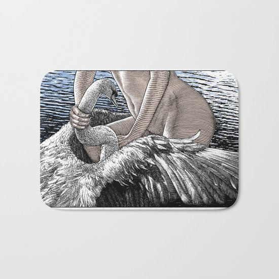asc 677 - Les ailes du désir (The swain in disguise) Colored version Bath Mat