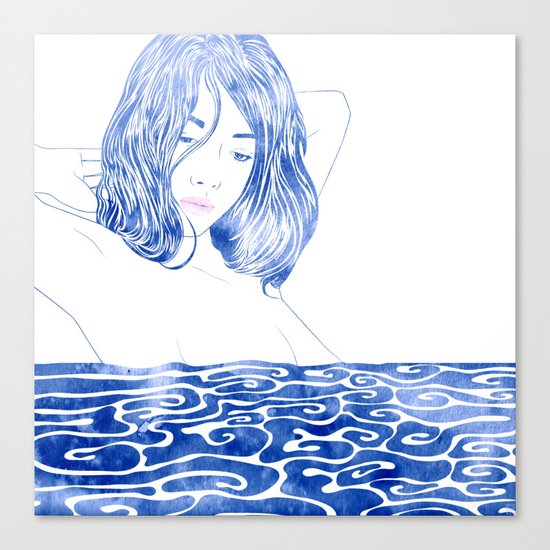 Water Nymph LXXXI Canvas Print