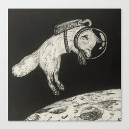 Space Fox Canvas Print