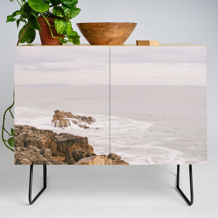 Pedra da Nau in Portugal - Atlantic Ocean Landscape - Fine Art Nature Photography Credenza