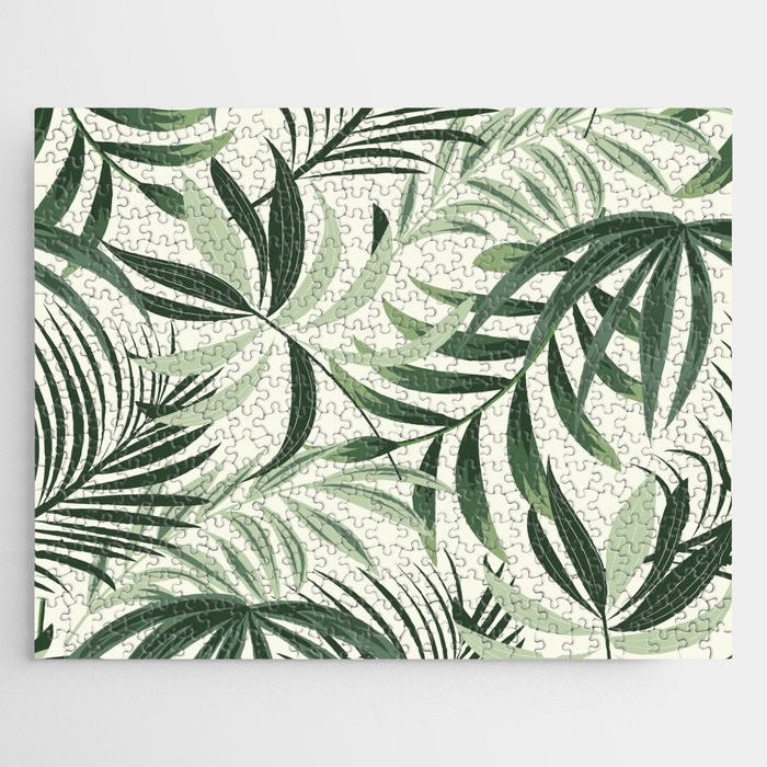Cozy Green Leaves and Plants Jigsaw Puzzle