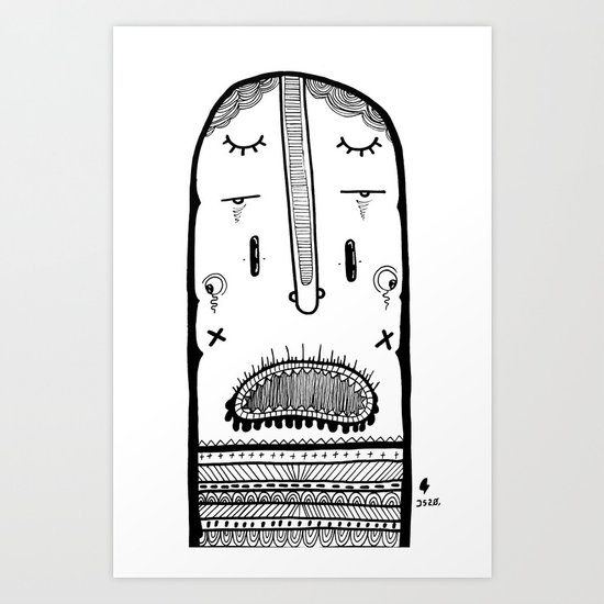 screamer Art Print
