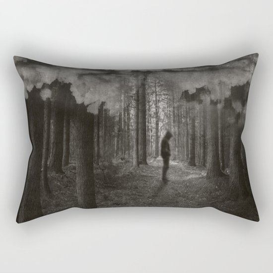 transient thoughts Rectangular Pillow
