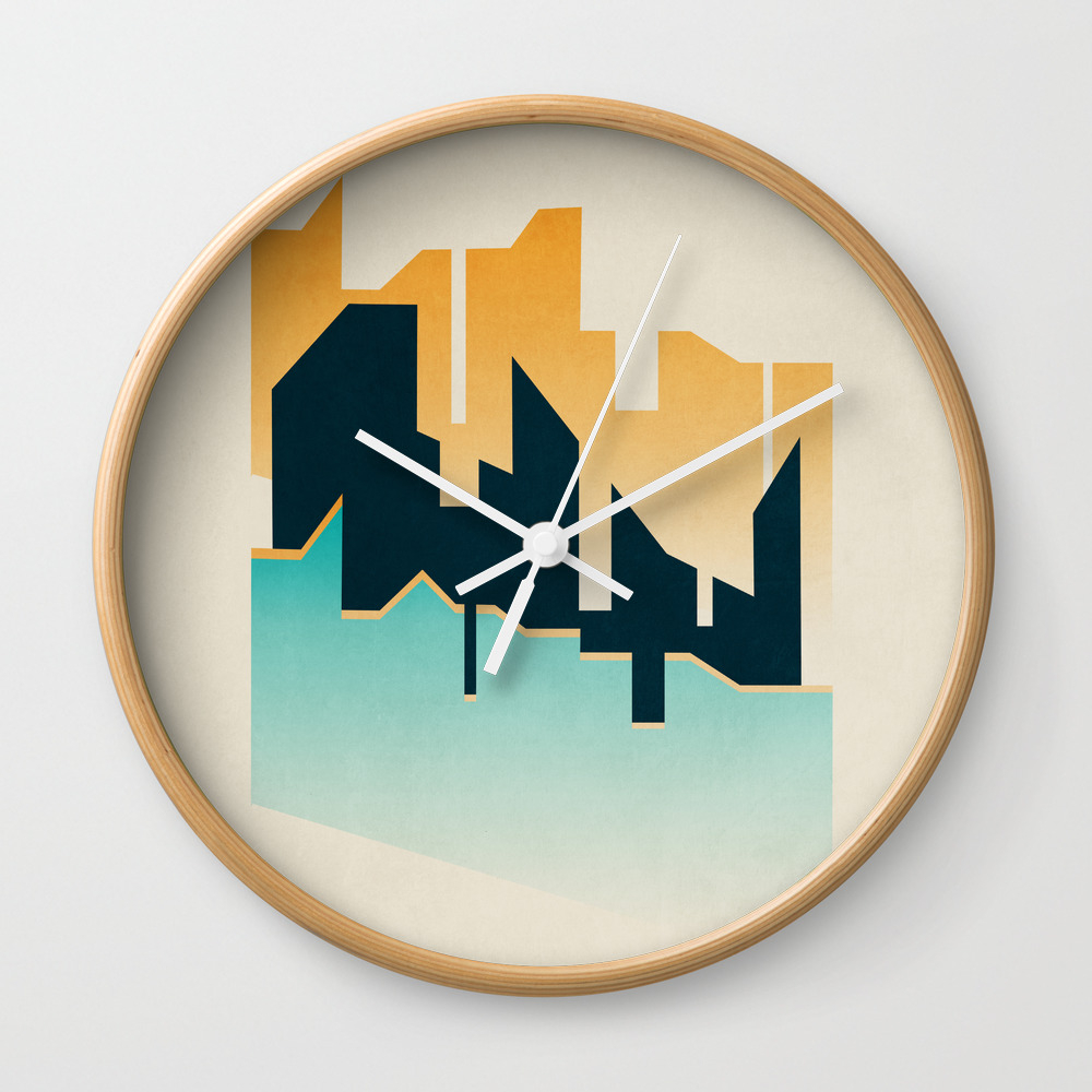 Abstract Architecture 09 Wall Clock by marcogonzalez