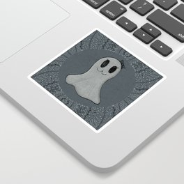 Spooky Ghost Girl Sticker