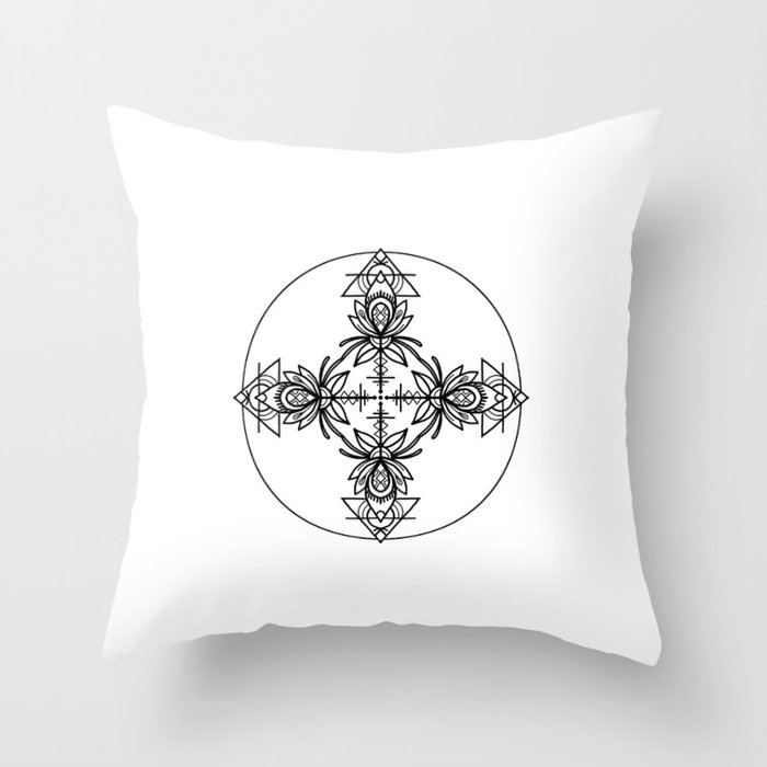 Target black and outlet white pillow