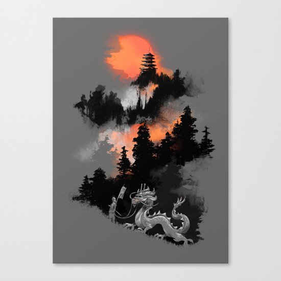 A samurai's life Canvas Print