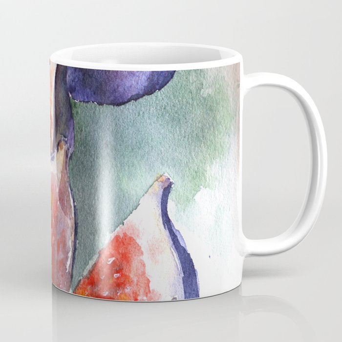 Fig Watercolor Fruits Coffee Mug