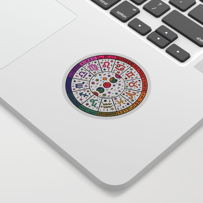 Zodiac Wheel Sticker