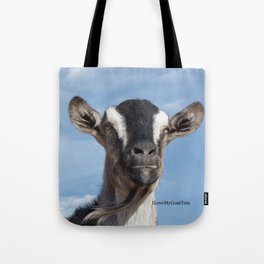 Nigerian Goat on a tote,reusable shopping bag Tote Bag