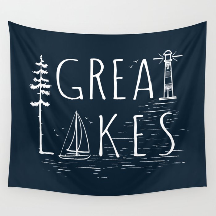 Great Lakes Wall Tapestry