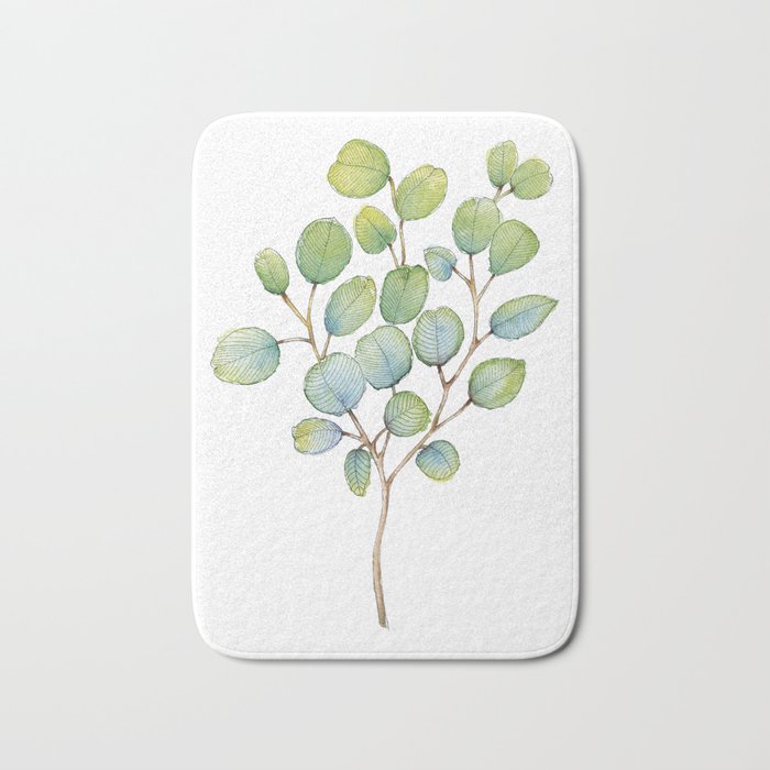 Eucalyptus leaves Bath Mat