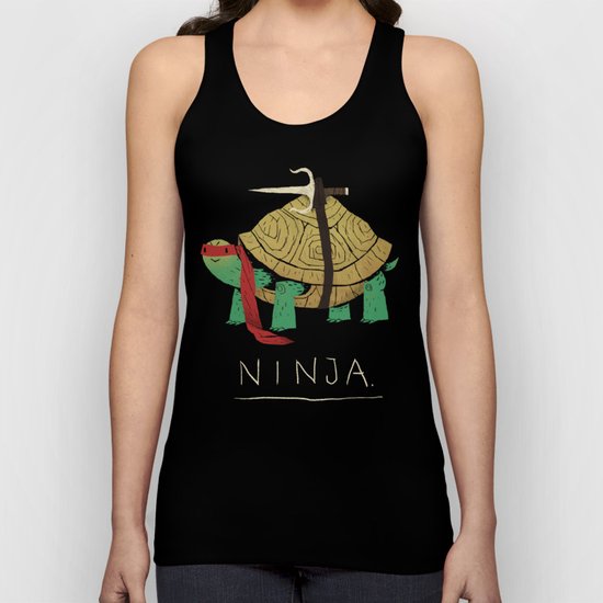 ninja - red Unisex Tank Top