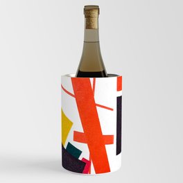 Kazimir Malevich - Suprematism: Abstract Composition (new editing) Wine Chiller