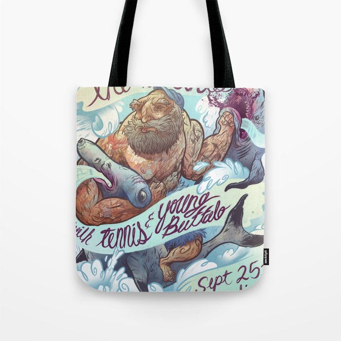 The Vaccines (band poster) Tote Bag