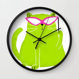 Cat in Disguise  Wall Clock