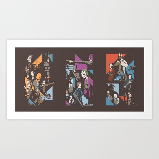 Fear - Chaos - Pain Art Print