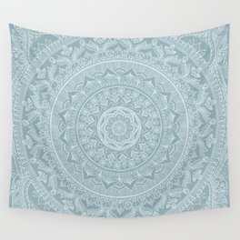 Mandala - Soft turquoise Wall Tapestry
