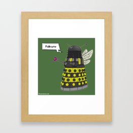 Bee Dalek Framed Art Print