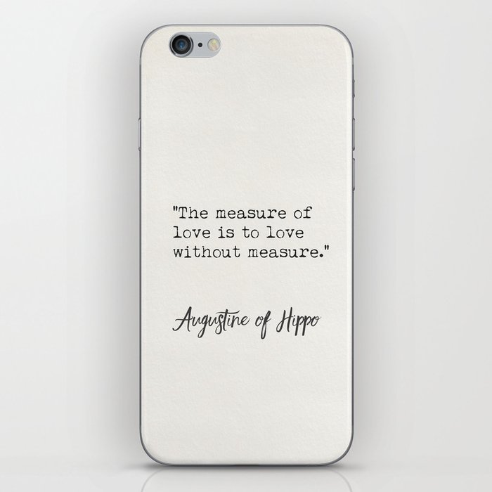 Augustine of Hippo quote A iPhone Skin