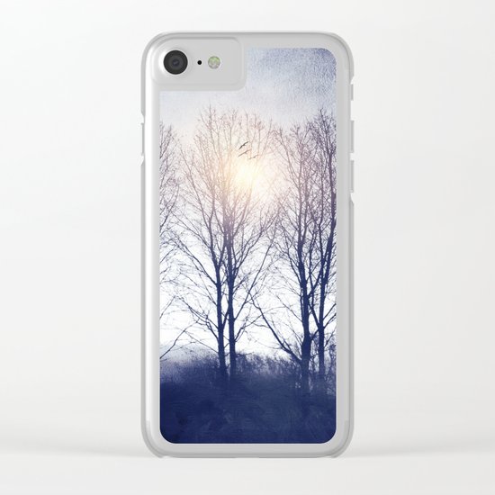 Winter Sequence II Clear iPhone Case