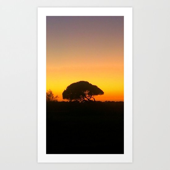 Mel's tree Art Print