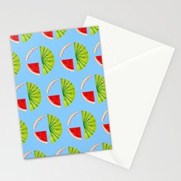 Blue Watermelon Stationery Card