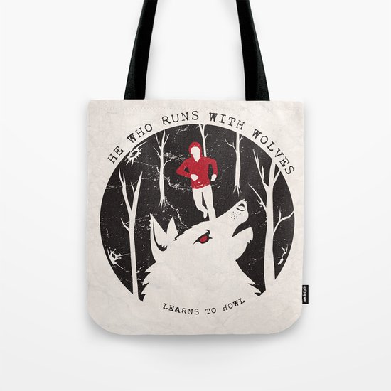 Sterek: He Who Runs With Wolves Tote Bag
