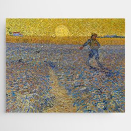 Vincent van Gogh The Sower (Sower at Sunset) Jigsaw Puzzle